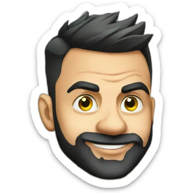 Virat Kohli with money sticker