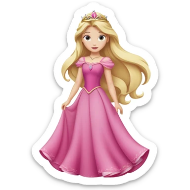 Aurora Disney princess sticker