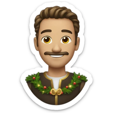 Homme fesant le signe Jul sticker