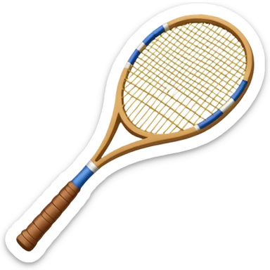 Raquete de tenis sticker