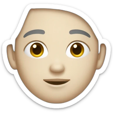 Chat gris et blanc sticker