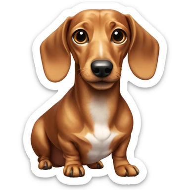 Dachshund dog breed sticker