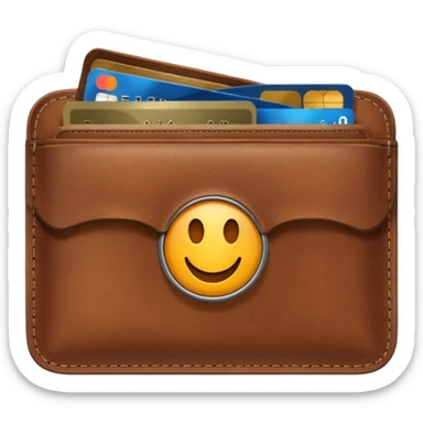 wallet credit card sticker