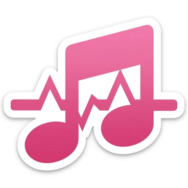 Icône Prendre son rythme. Pink aesthetic sticker