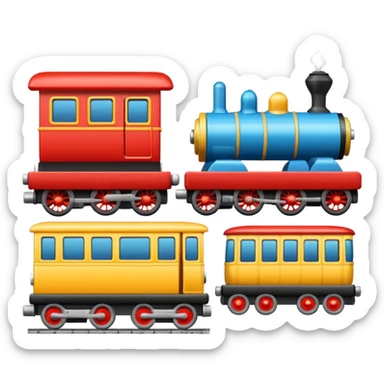  toy cars and trains sticker