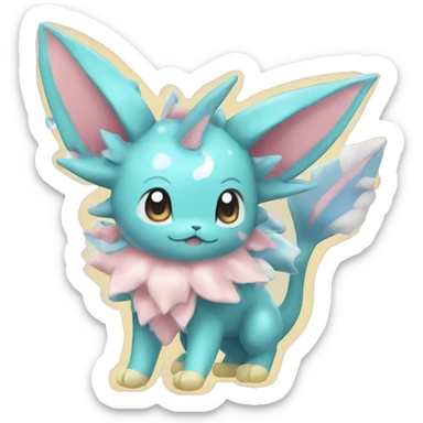 Vaporeon Sylveon Pokémon sticker