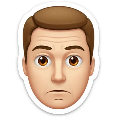 a  man  asking a question sticker