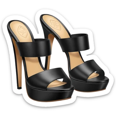 sandales mules sexy sticker