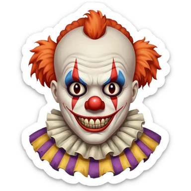 Clown horreur sticker