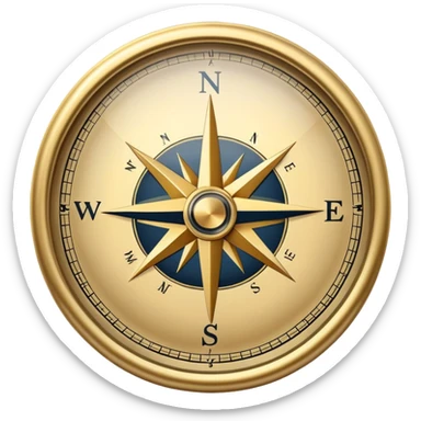 Compass pointing home for 'Home' by Westlife sticker