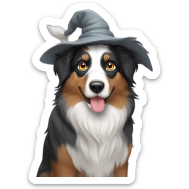 Australian Shepard Gandalf sticker