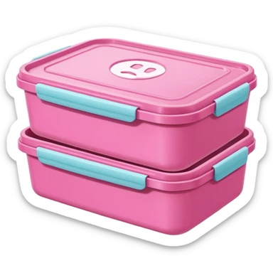 Meal prep pink sticker