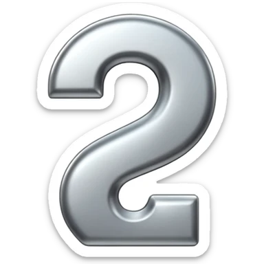 question mark sticker