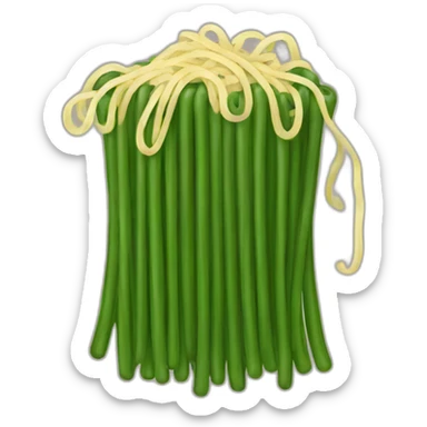 Green Spaghetti sticker