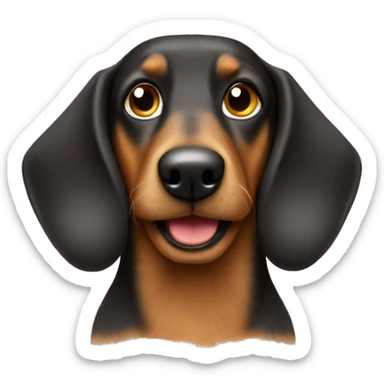 Dackel mit Kostüm sticker