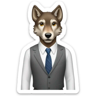 wolf in wall street sticker