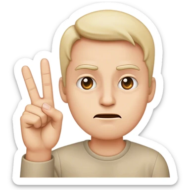 Emoji mad with middle finger sticker
