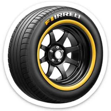 pirelli f1 tyre sticker