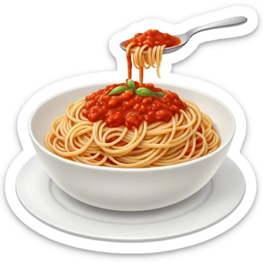 Spagetti en toilet sticker