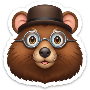 mole with accessory sticker