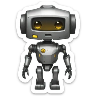 Vault bot as a cute assistant bot  sticker