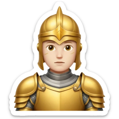 golden knight sticker