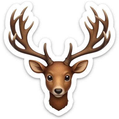 Deer Antlers sticker