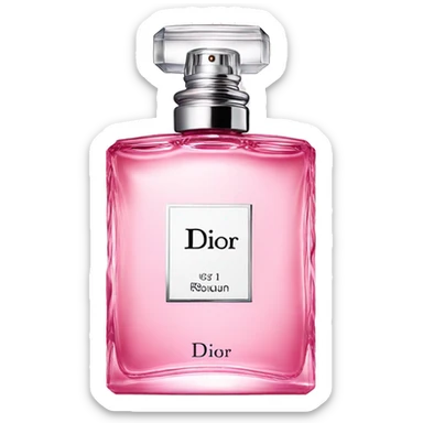 dior pink perfume sticker