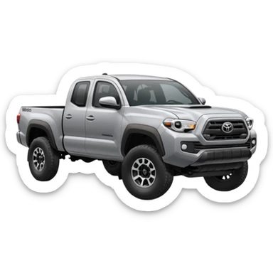 grey 2023 toyota tacoma sticker