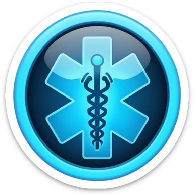 medical signals icon sticker