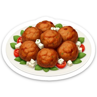 turkey feta meatballs sticker