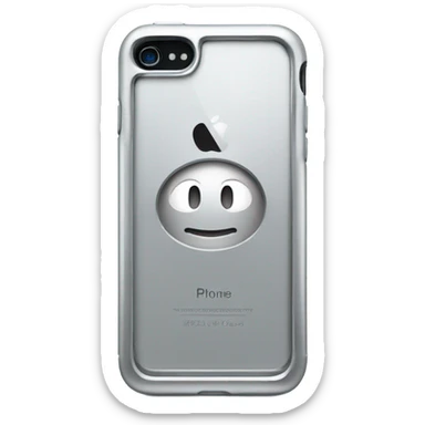 iphone with platinum case sticker