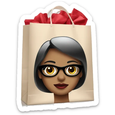 Sephora shopping bag sticker