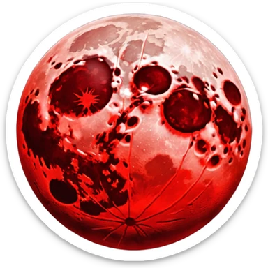 BLOOD MOON sticker