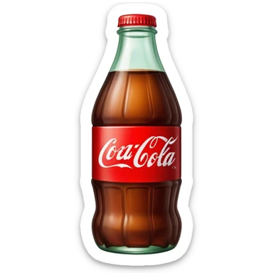 Coke bottle, fat bottle sticker