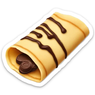 Crepe chocolate  sticker