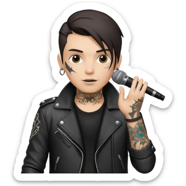 rocktar microphone sticker