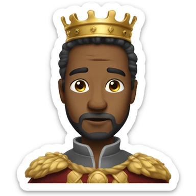 Charles the king of lions sticker