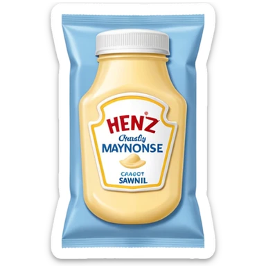 Heinz Mayonnaise Sachets 10ml sticker