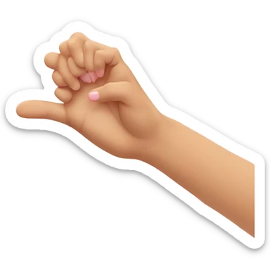 pinky promise sticker