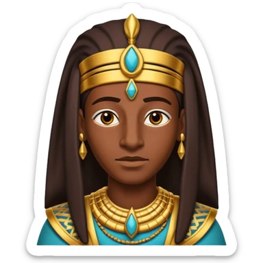 Taharka Nubian pharaoh  sticker