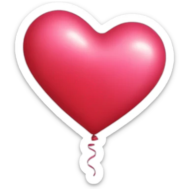 heart balloons sticker