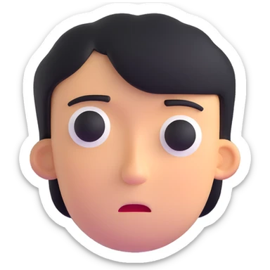 sad mood emotion face sticker