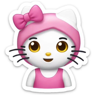 Hello kitty  sticker