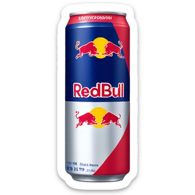 One can of Redbull sticker