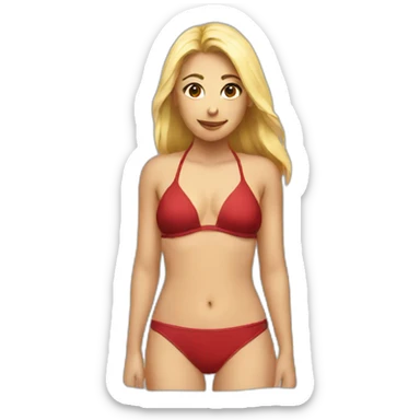 Bikini sticker