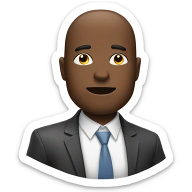 perfect hand emoji as a human head doing perfect hand sticker