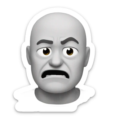 Angry wojak  sticker