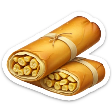 Philippine dessert turon  sticker