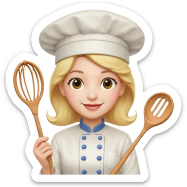 Chef princess peach sticker